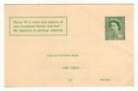 Canada QEII Karsh Issue - Postal Stationery - Retirement Savings - Private Order
