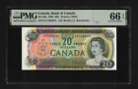Canada ???????? 1969 - $20 Dollars Beattie|Rasminsky - PMG Gem UNC 66 EPQ