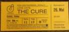 THE CURE # Ticket / billet # Hamburg 1984 # the Top Tour 84 # Live concert rare 