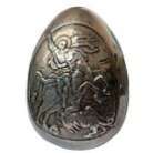 Oeuf De Paques Icone Orthodoxe Argent Massif 999 / 1000 silver easter egg icon 