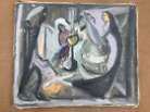 tableau cubiste 1948 par Jean Claude LIBERT 1917-1995 Moly Sabata Gleizes huile